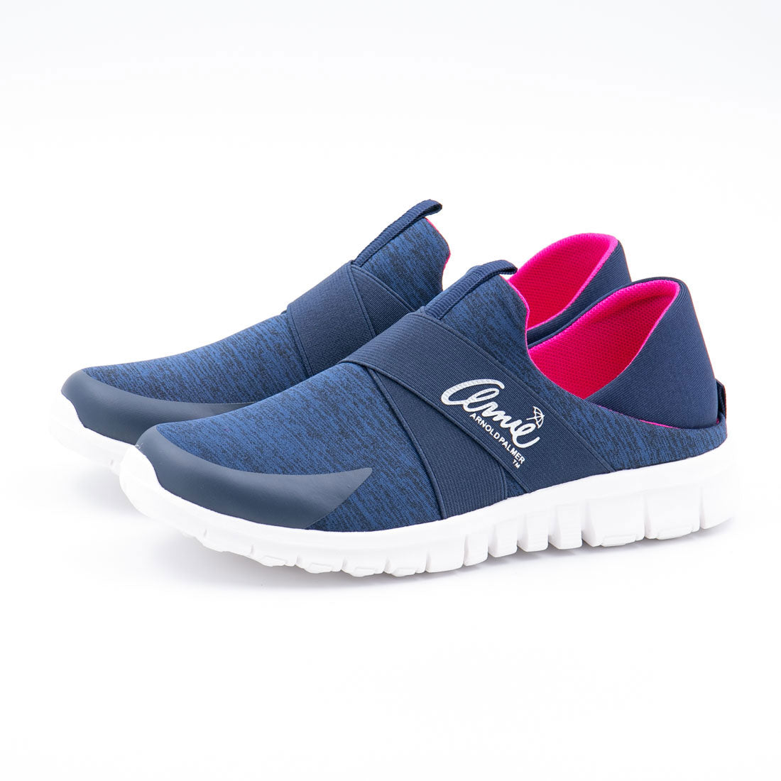 Ernie Arnold Palmer Women's Sneakers, 2-Way Slip-On, Cross Band, Easy to Wear, Casual, Lightweight, AN0909