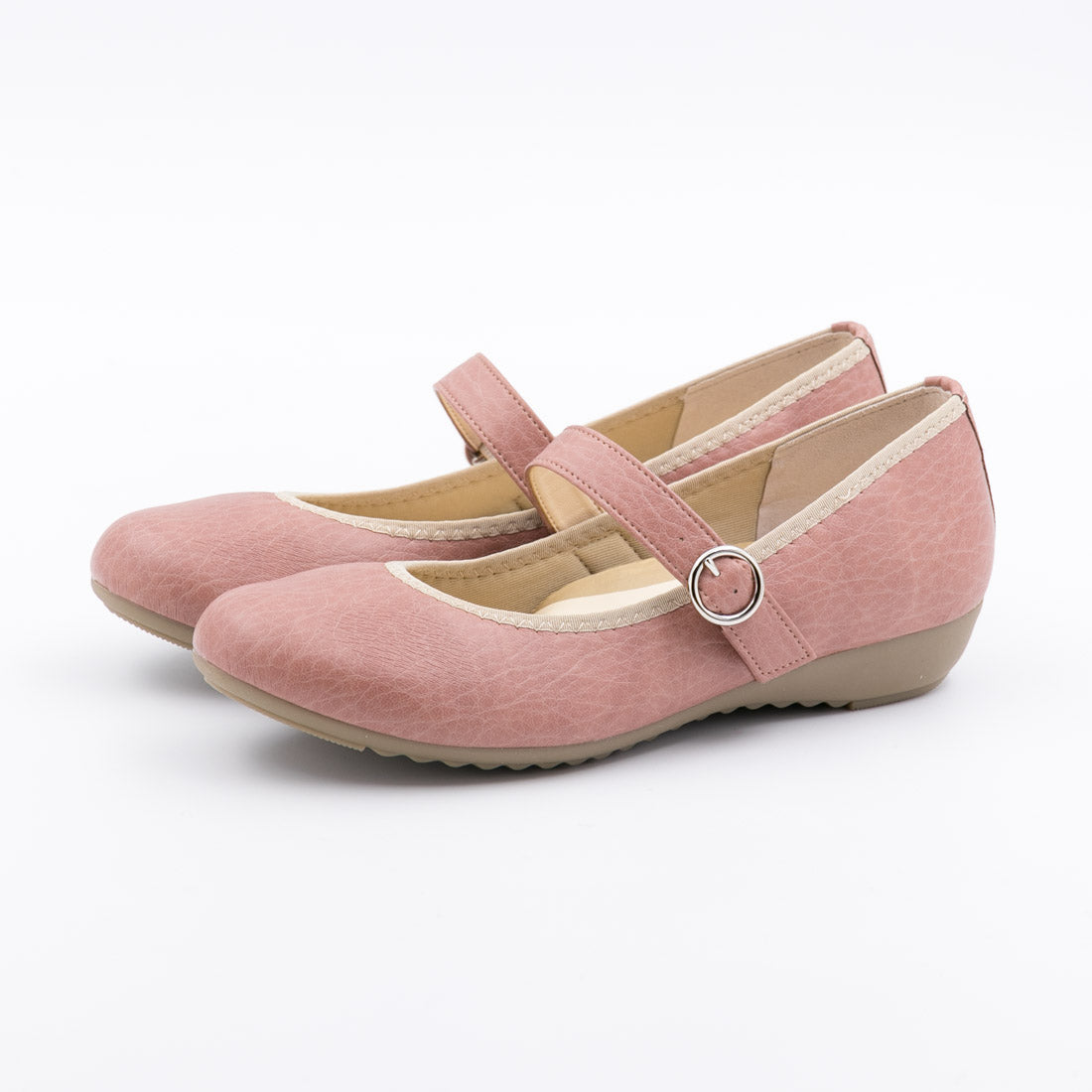 ARCH CONTACT Women's Flat Shoes Pumps Casual Strap Flat Round Toe Commuting Work 39075