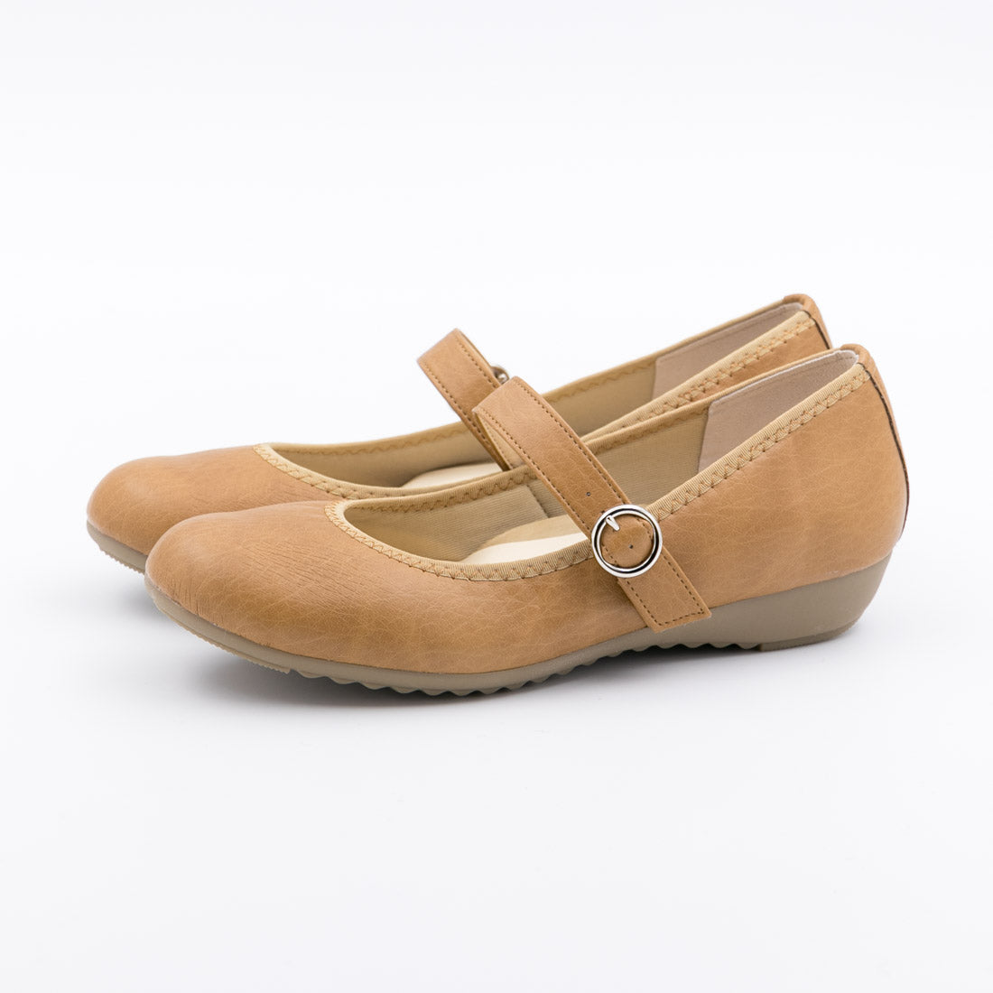 ARCH CONTACT Women's Flat Shoes Pumps Casual Strap Flat Round Toe Commuting Work 39075