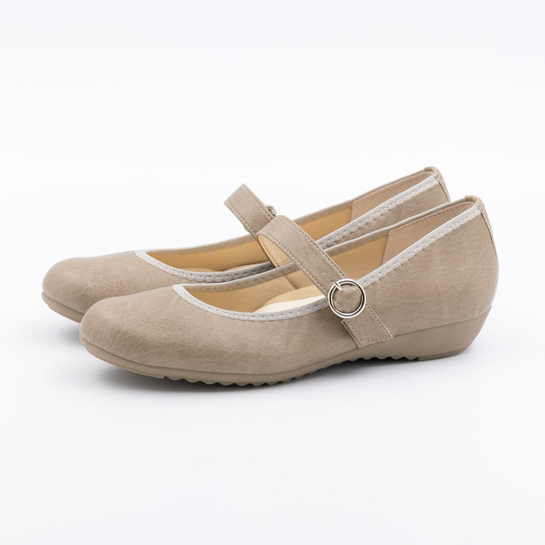 ARCH CONTACT Women's Flat Shoes Pumps Casual Strap Flat Round Toe Commuting Work 39075