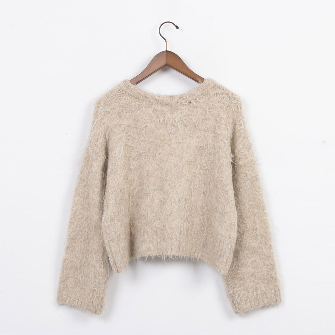 アルシーヴ archives ブラッシュシャギーニットカーディガン (BEG) BEG