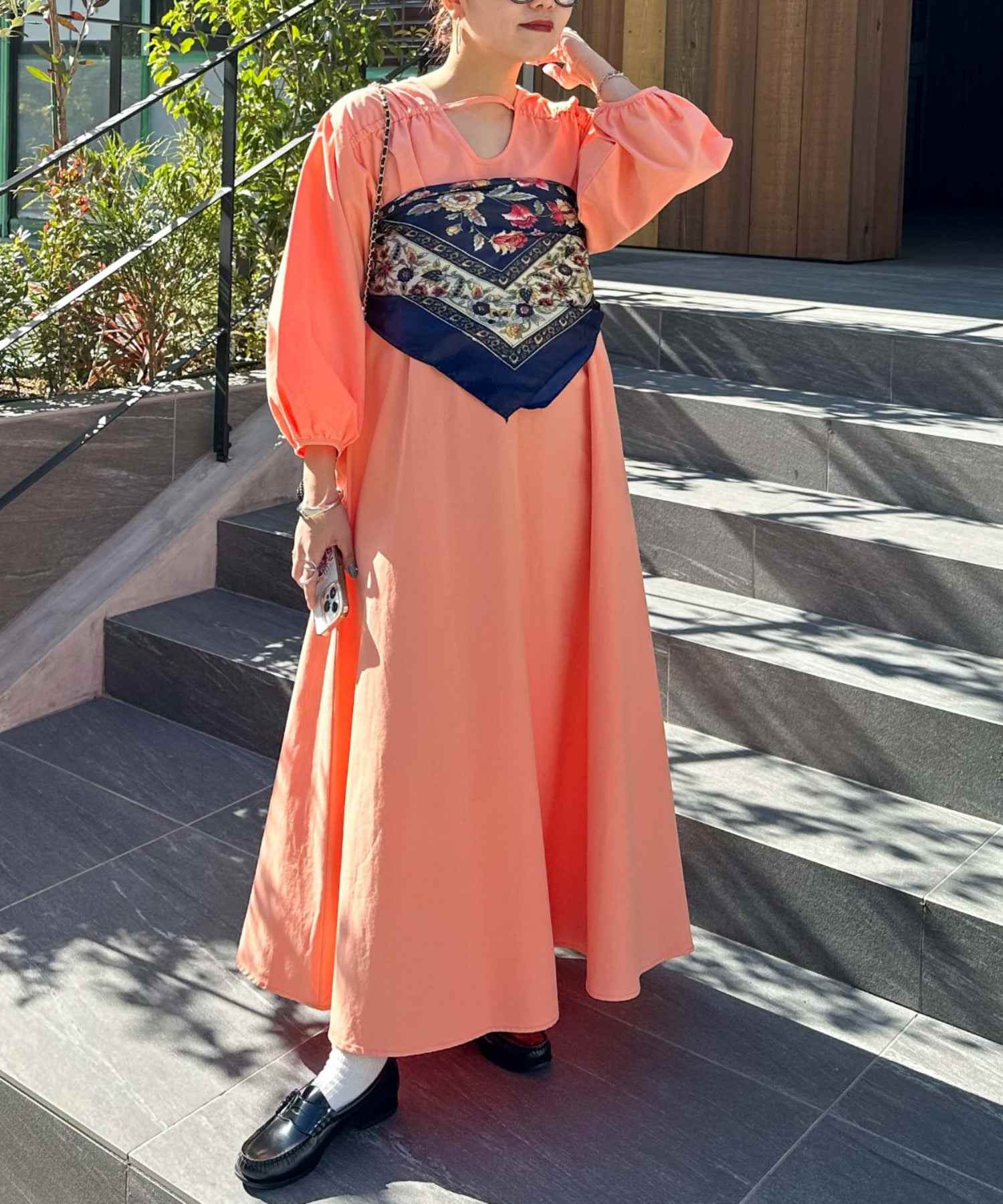 アルシーヴ archives Puff Sleeves Dress