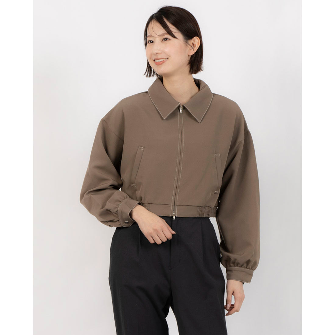 archives archives Wzip short blouson
