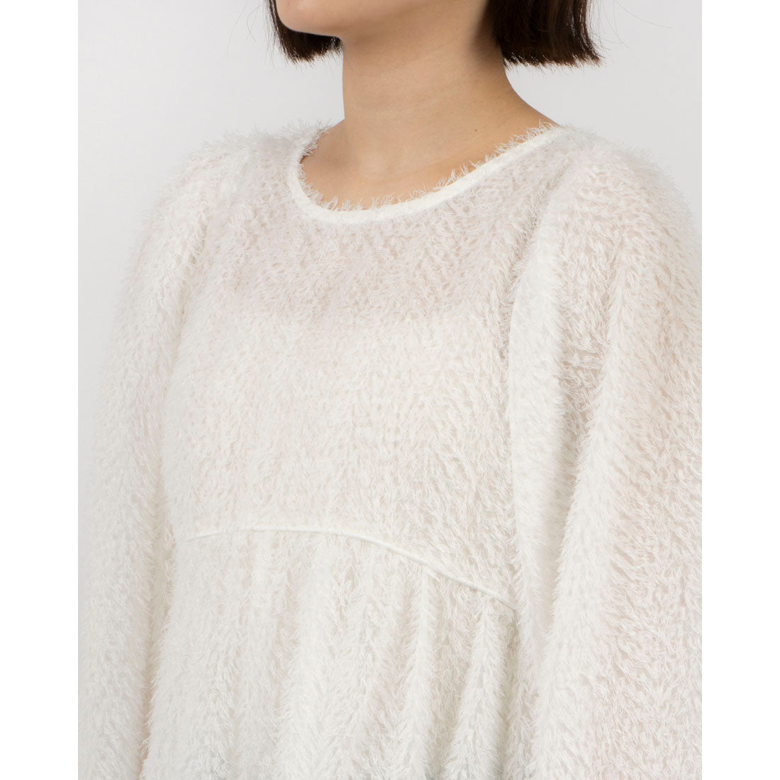 archives archives 飄逸氣球袖上衣