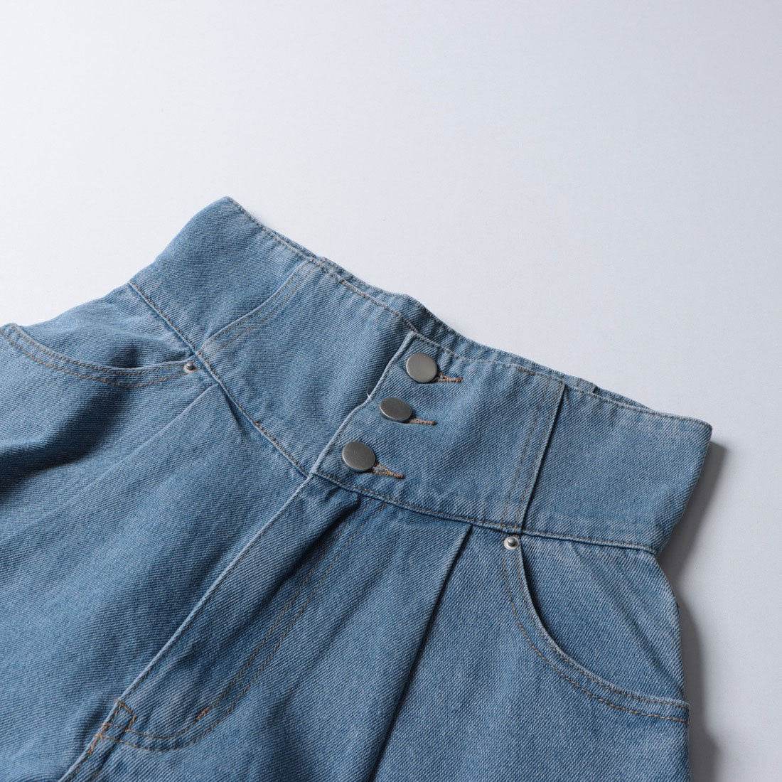 アルシーヴ archives 2wayベルトワイドデニム (BLU) BLU