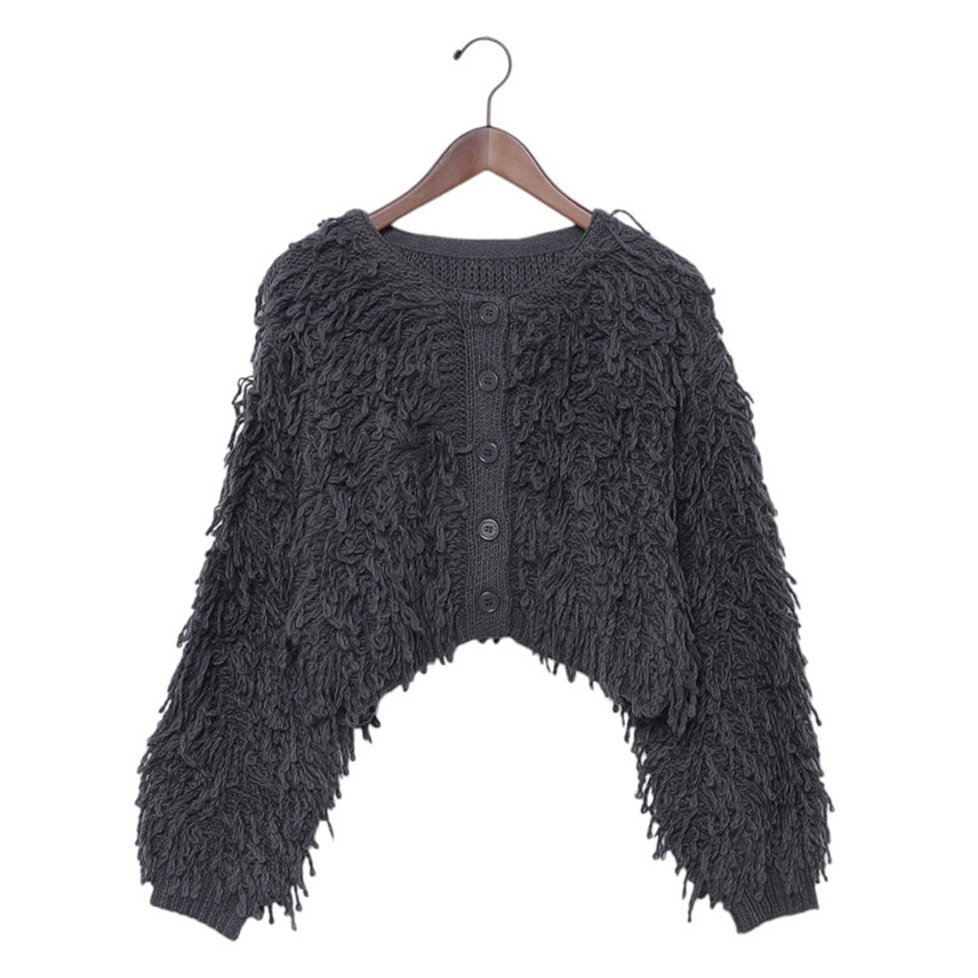 アルシーヴ archives ループツイストニットカーディガン (BLU) BLU