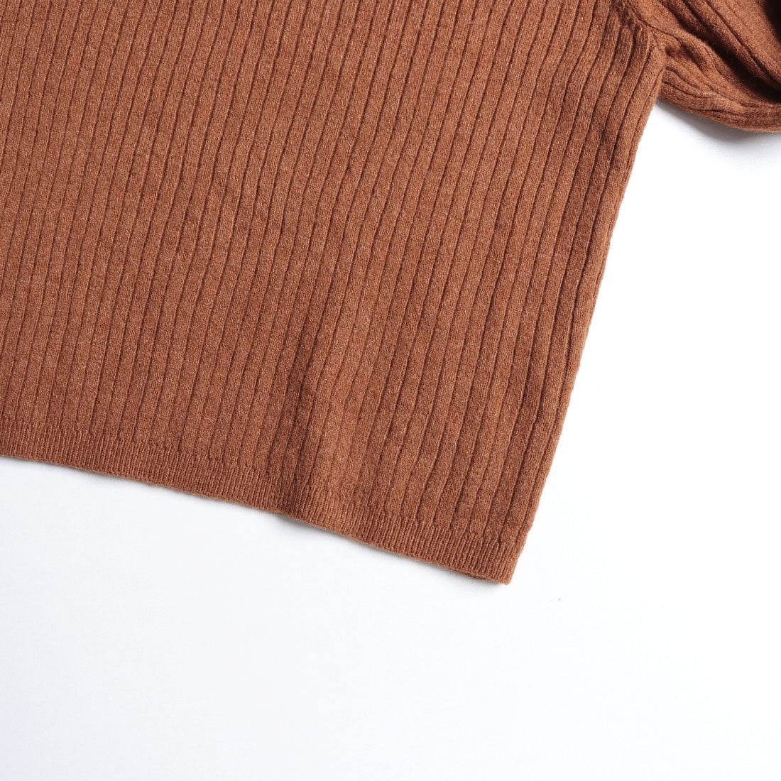 アルシーヴ archives ワンポイントワイドリブニット (GRY) GRY