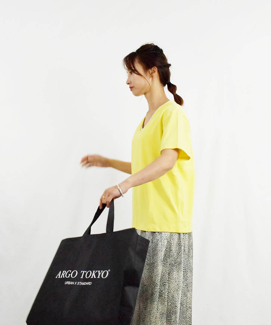 Algoto Kyou Argo Tokyo拉伸彩色T卹24064棉彈力T卹