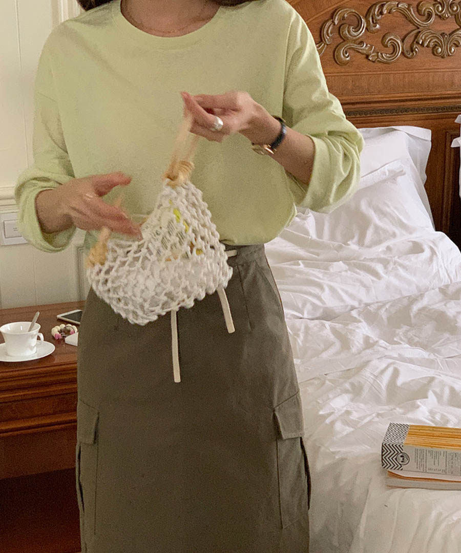 アルゴトウキョウ ARGO TOKYO スプリングカラーロングスリーブカラートップス 24065 コットンロンT ロングTシャツ カラーロンT コットンT Tシャツ 長袖 カットソー トップス