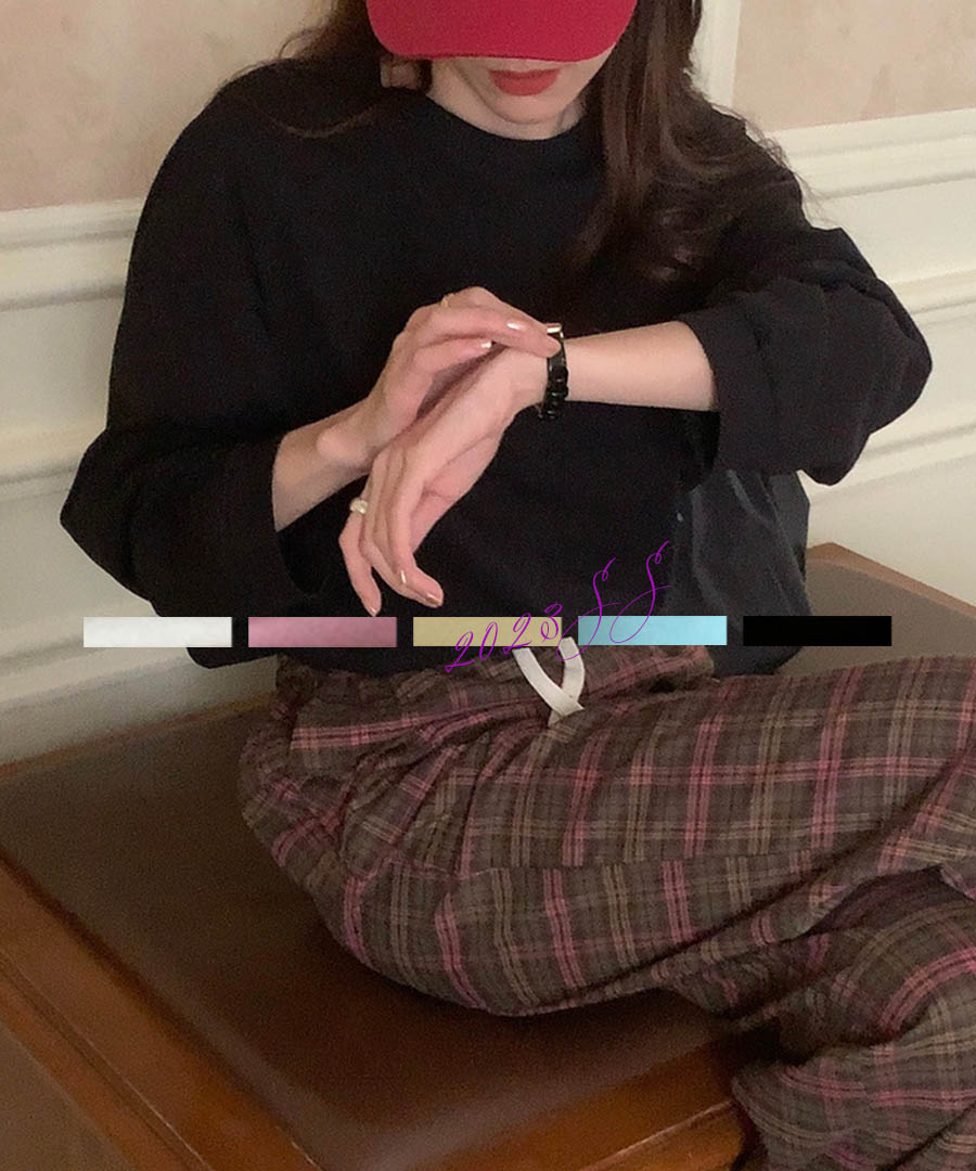 アルゴトウキョウ ARGO TOKYO スプリングカラーロングスリーブカラートップス 24065 コットンロンT ロングTシャツ カラーロンT コットンT Tシャツ 長袖 カットソー トップス