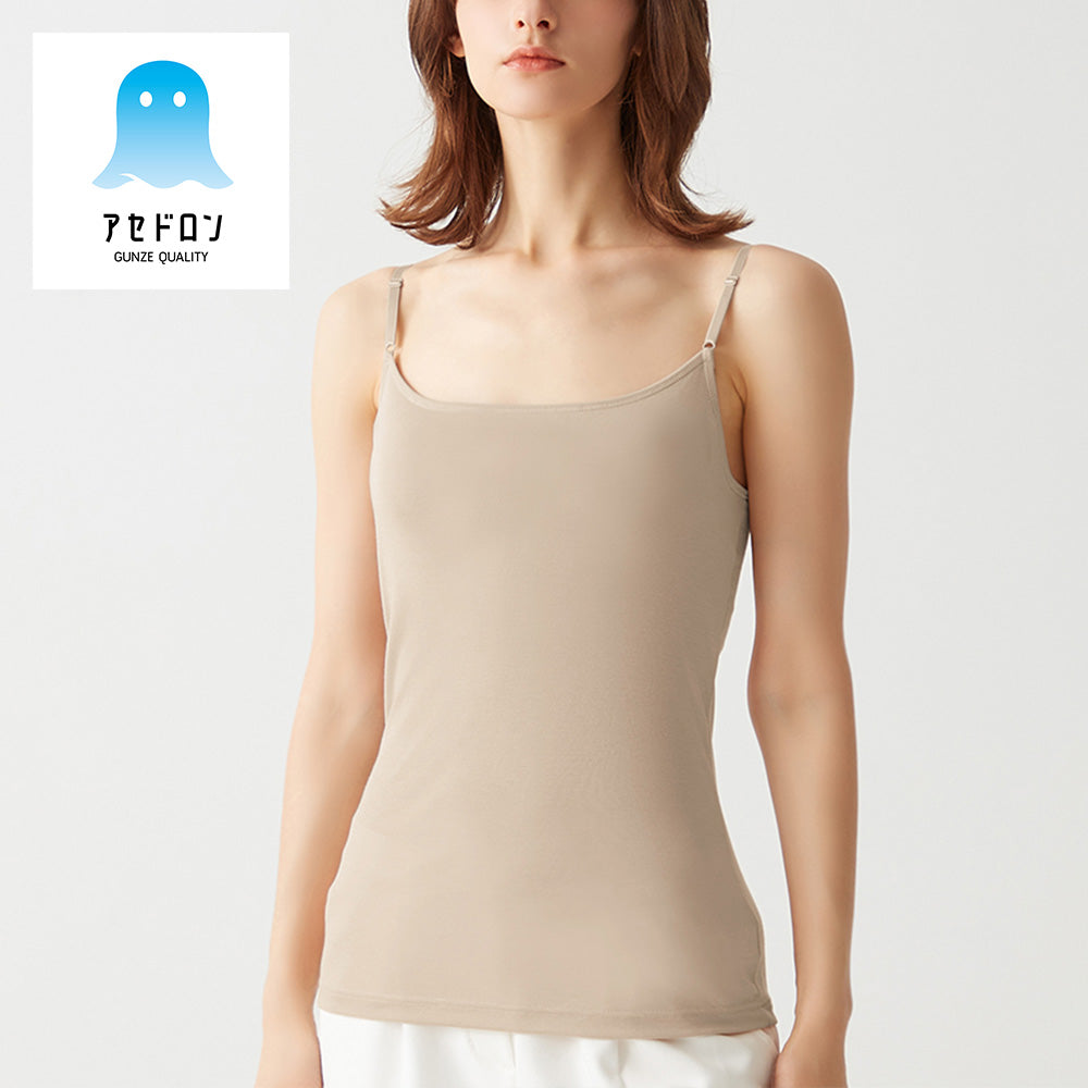 アセドロン アセドロン ブラキャミソール ベタつき瞬時にどこへやら (ノーブルベージュ) ノーブルベージュ