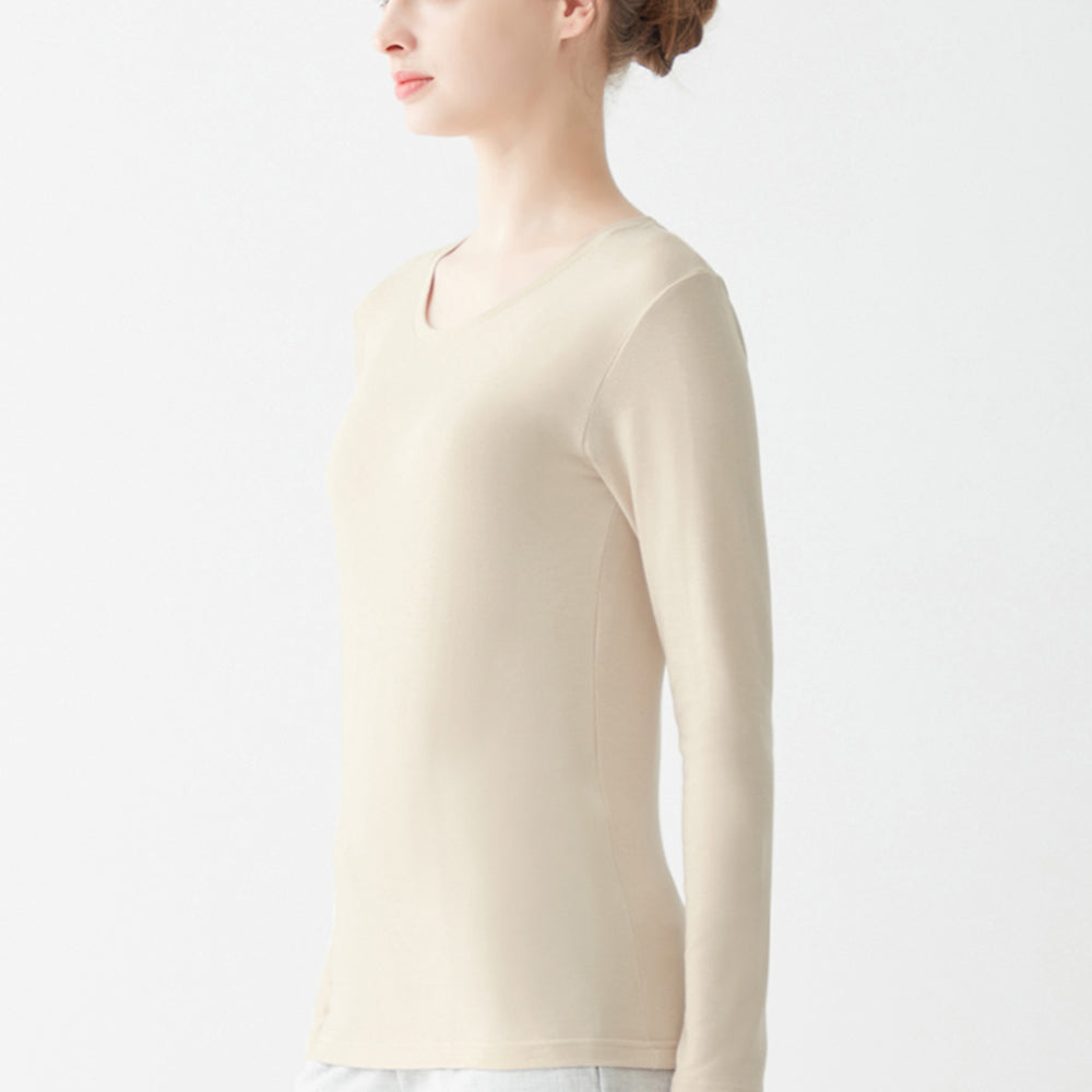 アセドロン アセドロン ファイヤーアセドロン 冬の汗冷えどこへやら 長袖インナー 中厚地