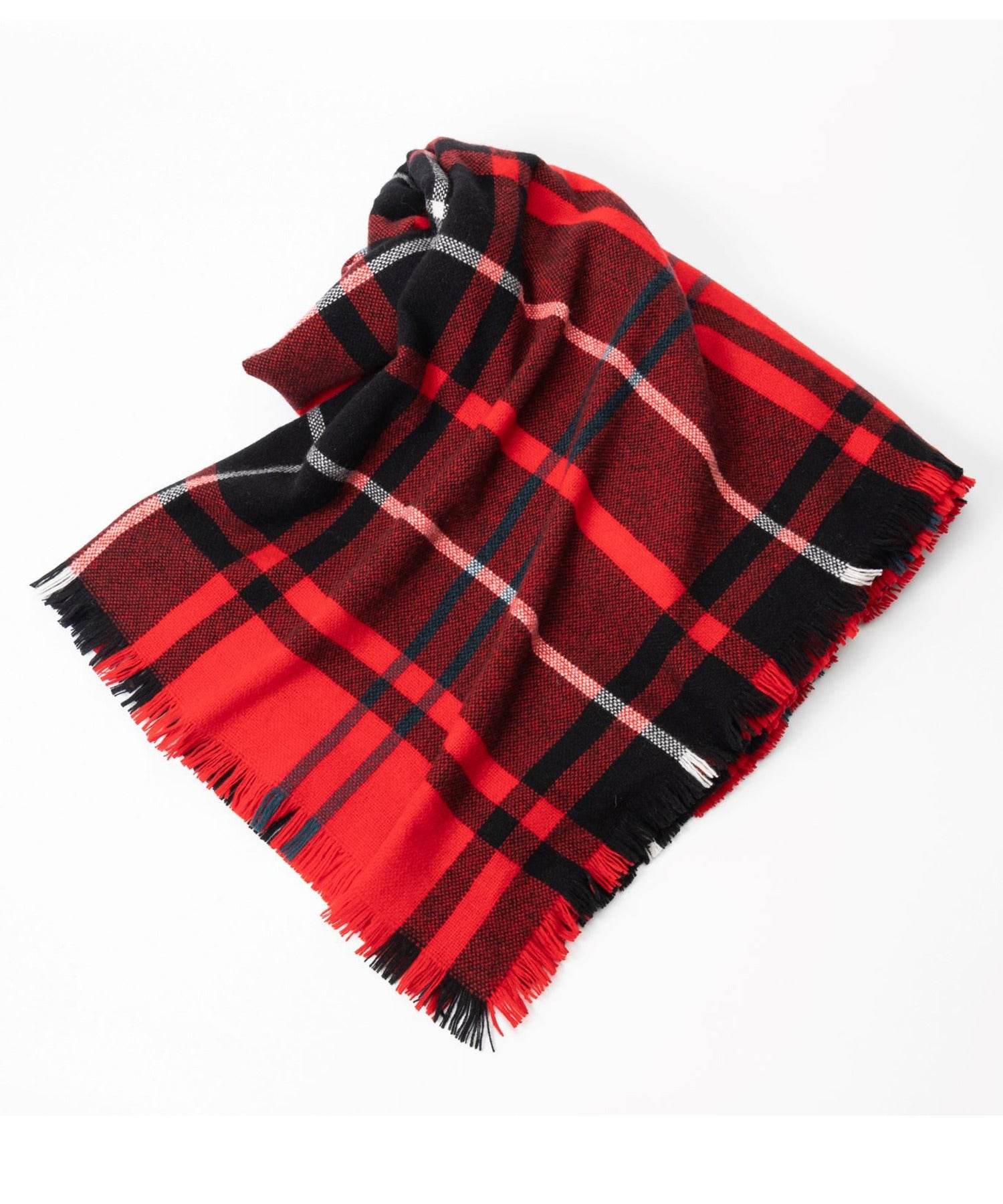 アソースメレ ASAUCE MELER ウルトラファインラムミニバスケットタータンストール / AM25F-ST135 (レッド) レッド