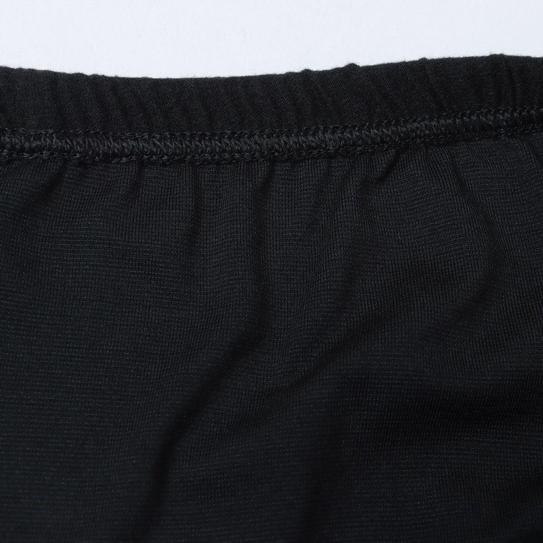 アズ as ティーツリー成分加工 表起毛ベア天竺 8分丈ボトム (クロ) クロ