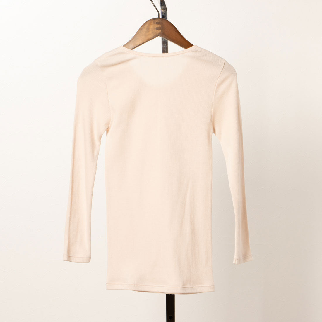 【 肌ごころ 】アズ as 肌ごころ 国産綿100%裏起毛8分袖インナー