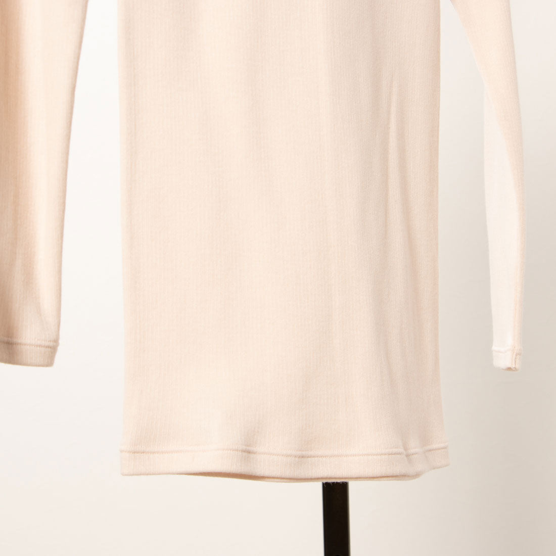 【 肌ごころ 】アズ as 肌ごころ 国産綿100%裏起毛8分袖インナー