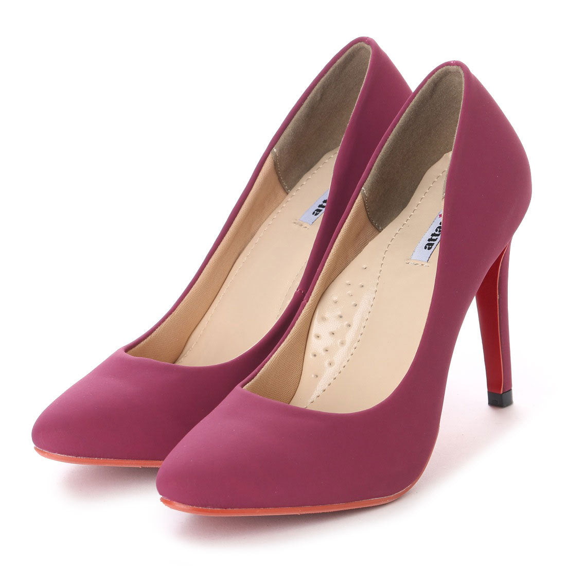 Attagirl Red Sole High Heel Pumps 10cm Heel