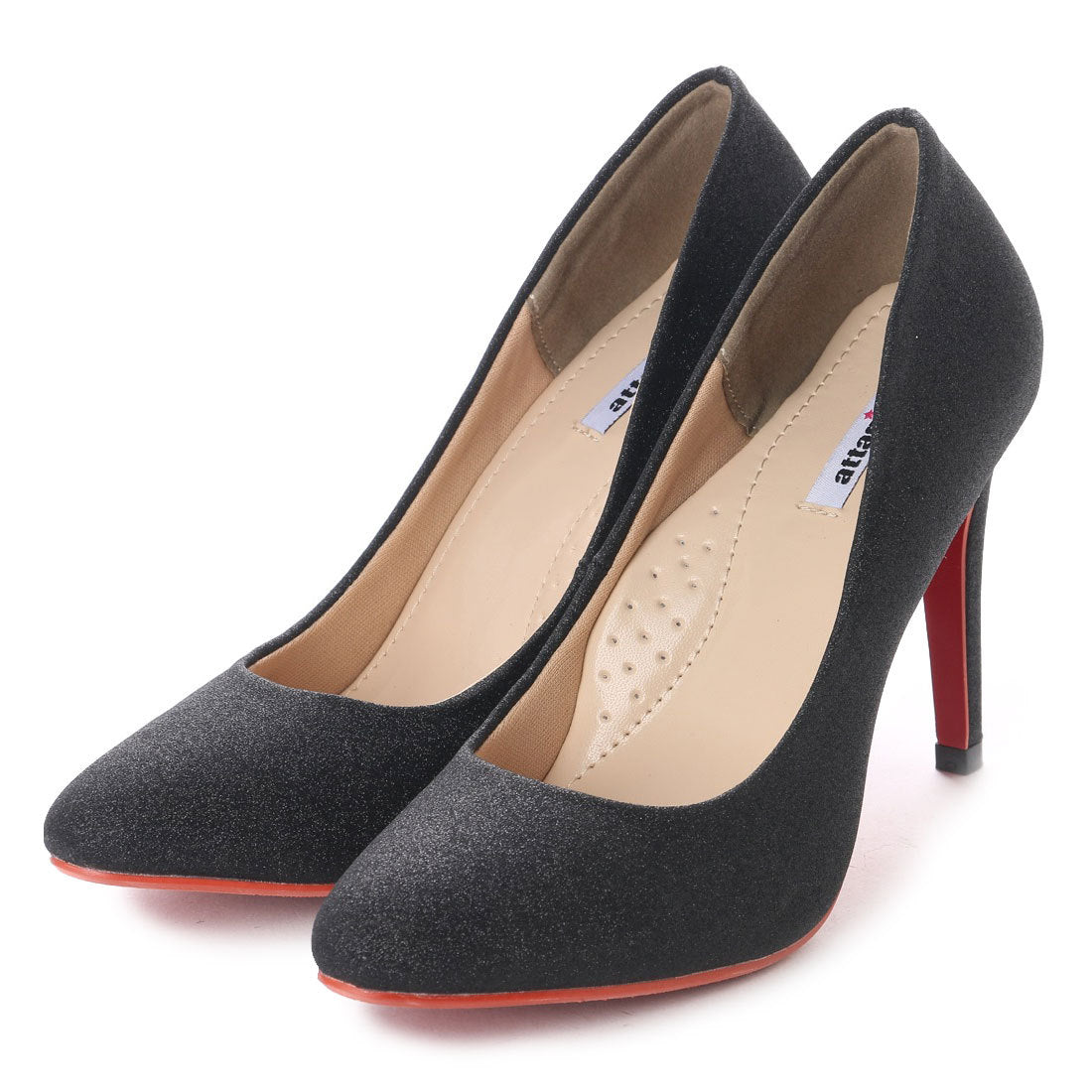Attagirl Red Sole High Heel Pumps 10cm Heel