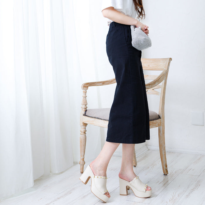 アタガール attagirl スタッズミュールサンダル