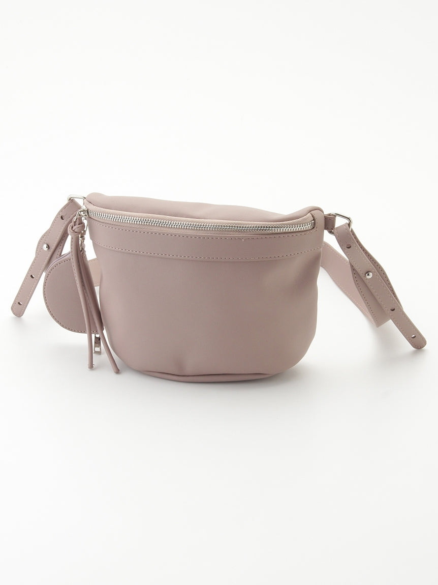 アット At 半月ポーチ付きボディバッグ