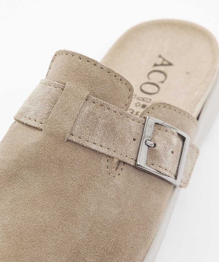 コレックス collex 【ACO SHOES/アコシューズ】 クロッグサンダル (ベージュ) ベージュ
