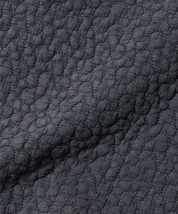 コレックス collex イブル クラウド柄 オーガニックコットン キルティングマット シングル 150× (ブルー) ブルー