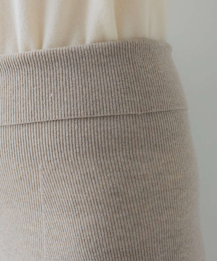 コレックス collex 【セットアップ対応】ファインウールニットパンツ (ネイビー) ネイビー