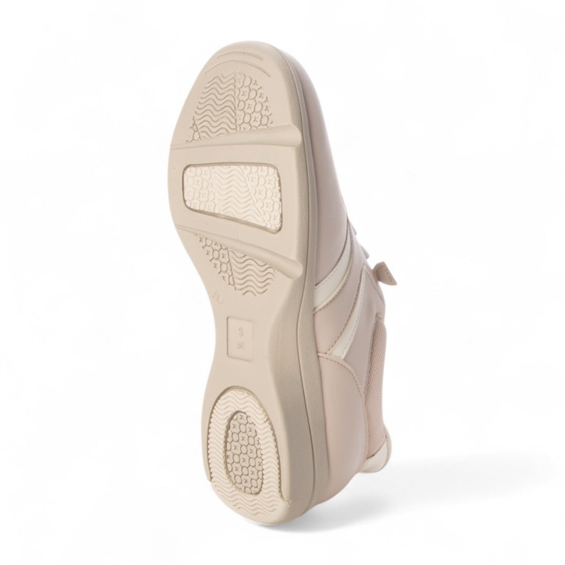 アトリエオカダ あとりえ岡田 あとりえOKADA 5Eすぽ履き甲ゴムスニーカー アイボリーS (アイボリー) アイボリー