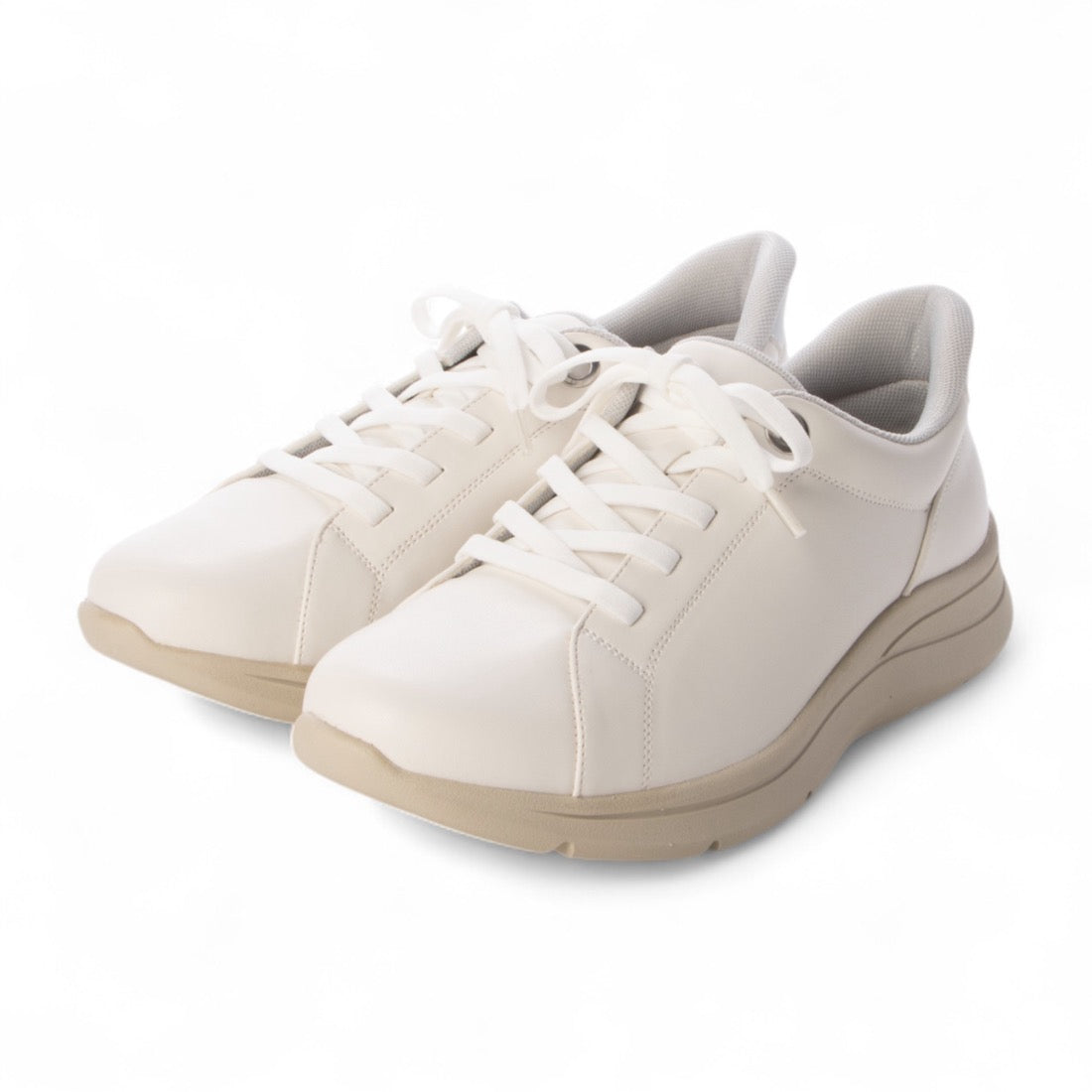 アトリエオカダ あとりえ岡田 あとりえOKADA 5Eすぽ履きコンフォートシューズ オフホワイトS (ホワイト) ホワイト