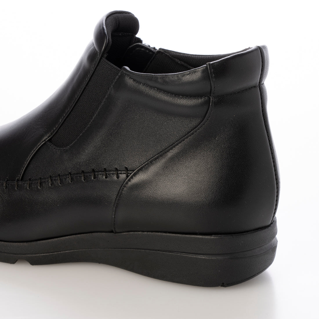 アトリエオカダ あとりえ岡田 5Eシープ革アウトステッチブーツ (ブラック) ブラック