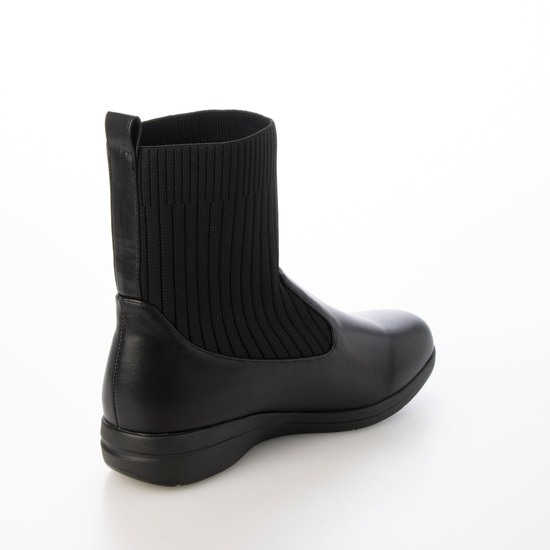 アトリエオカダ あとりえ岡田 5Eゆったりニットブーツ (ブラック) ブラック