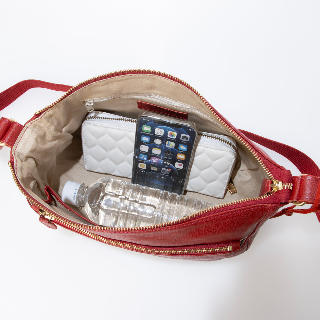 アトランタ ATLANTA 牛革ファスナーショルダー (CM) CM