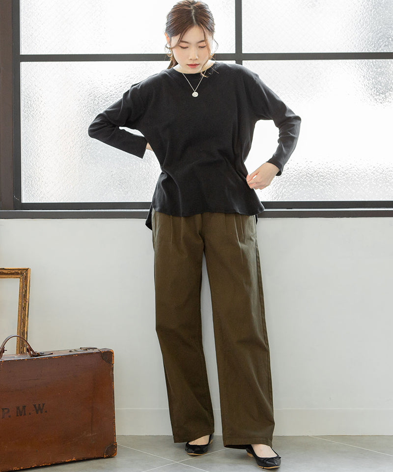 アットワン atONE ラウンドヘムカットソー