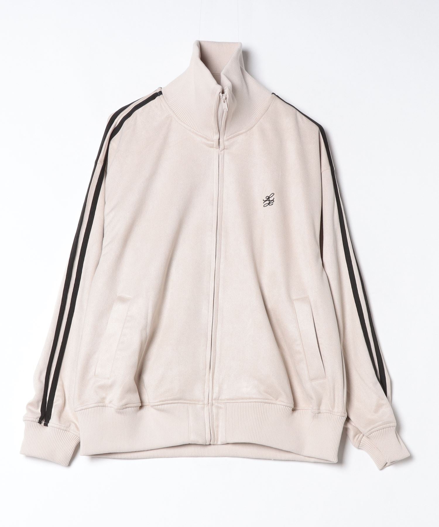 アットワン atONE スエードポンチトラックジャケット (アイボリー) アイボリー