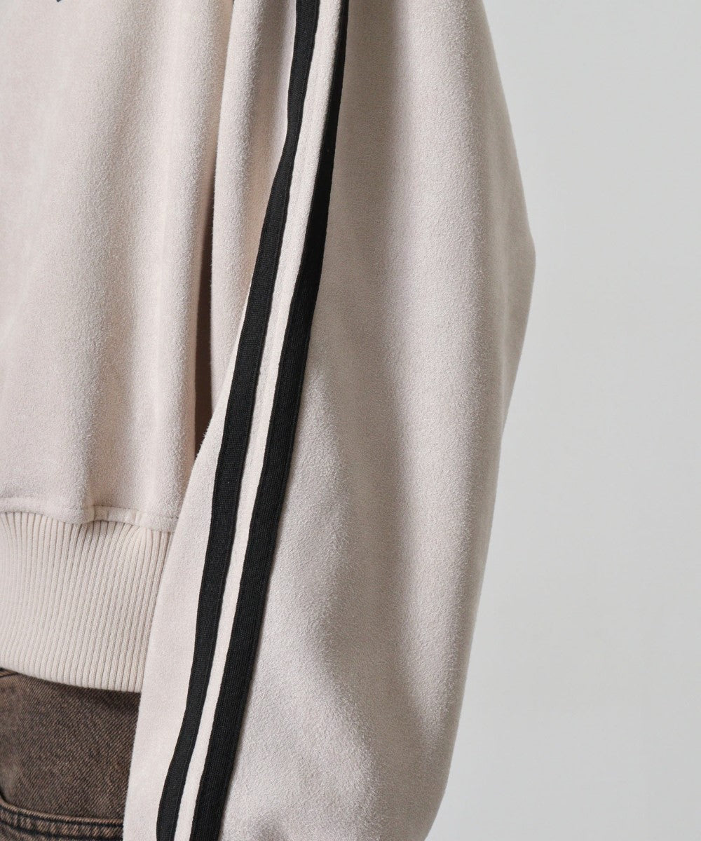 アットワン atONE スエードポンチクロップドトラックジャケット (モカ) モカ