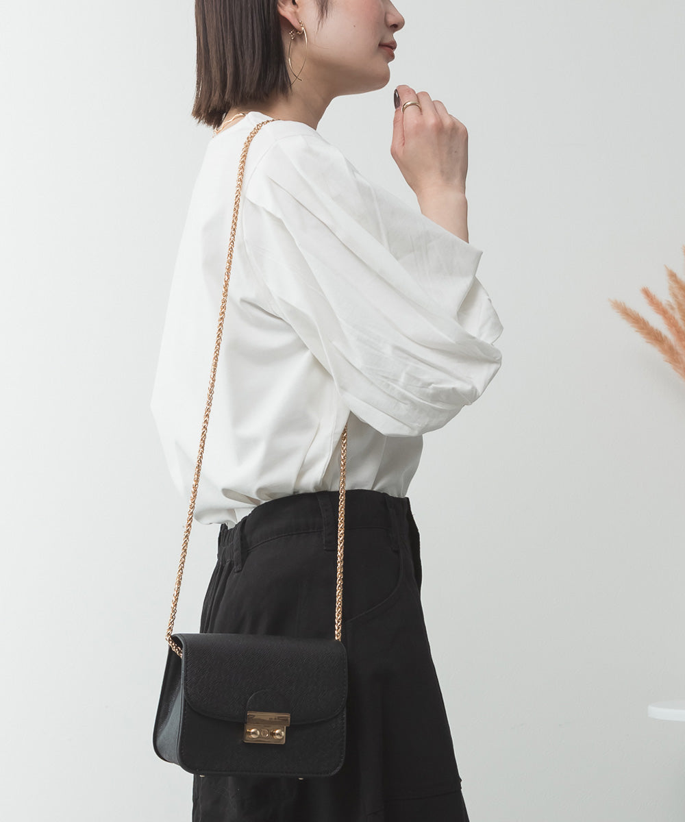アットワン atONE コットンパフスリーブTシャツ (オフホワイト) オフホワイト