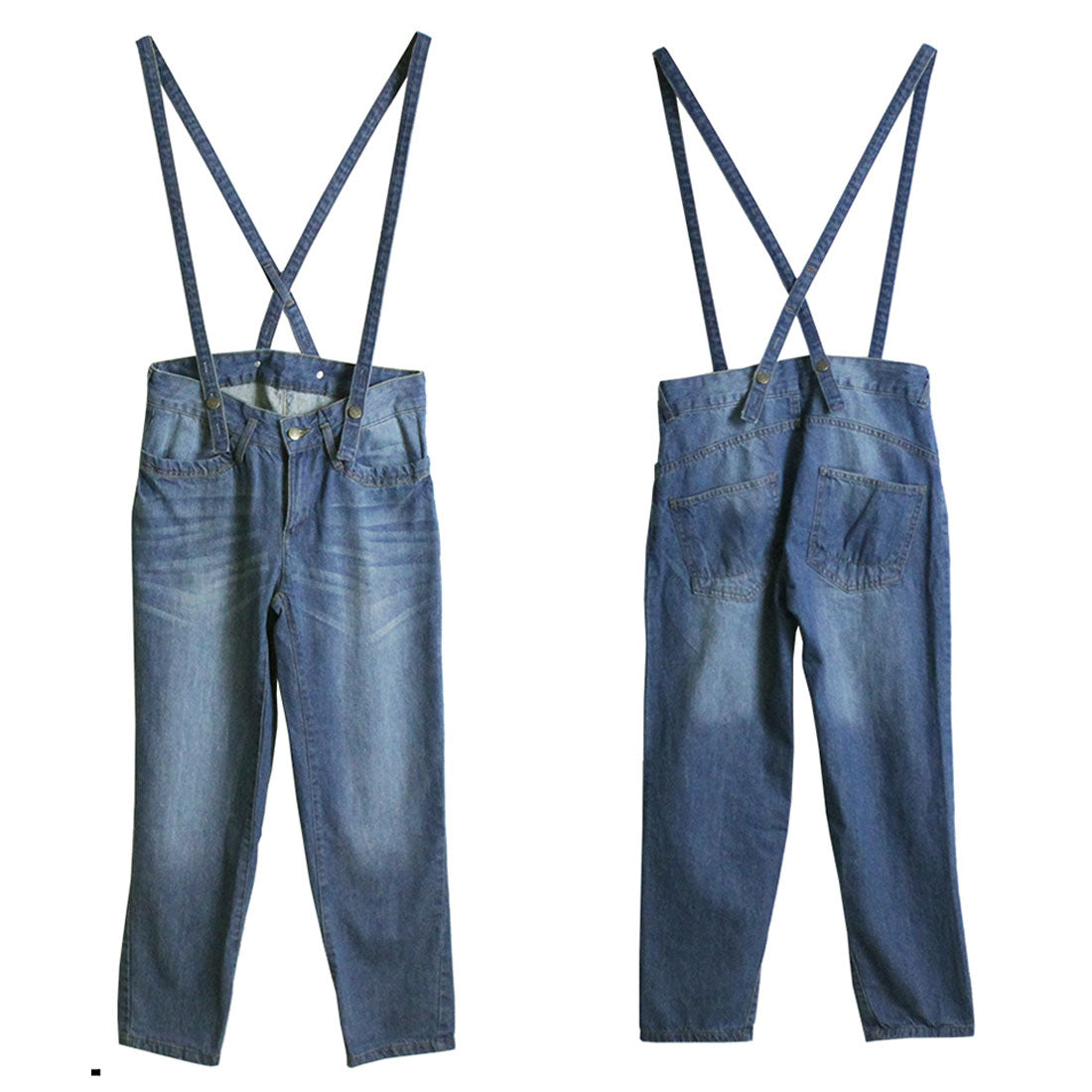 アットワン atONE サスペンダー付きサルエルデニム