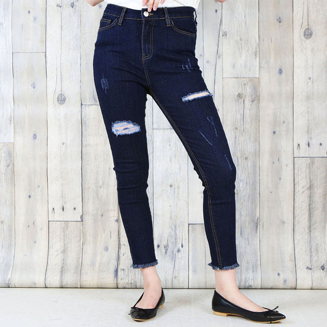 アットワン atONE ストレッチダメージスキニー