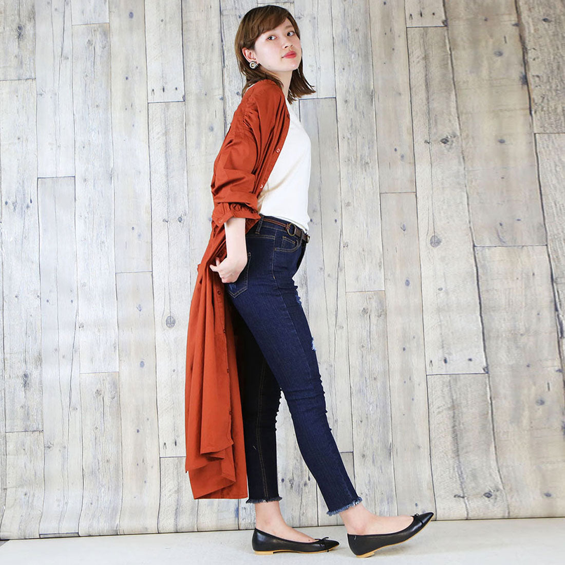 アットワン atONE ストレッチダメージスキニー