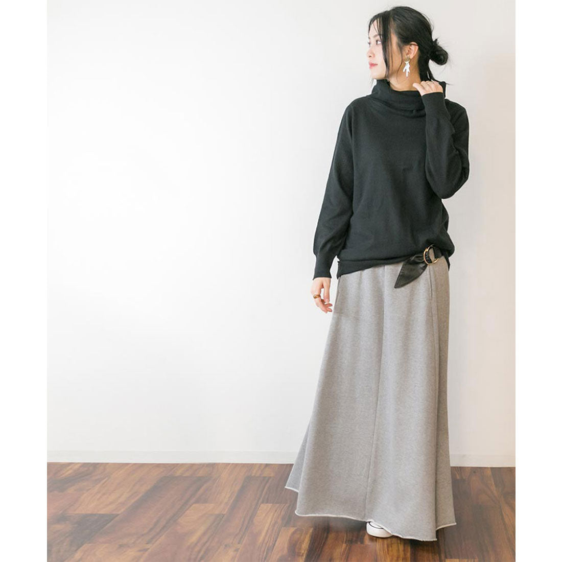 アットワン atONE オフタートルプルオーバー (BLACK) ブラック