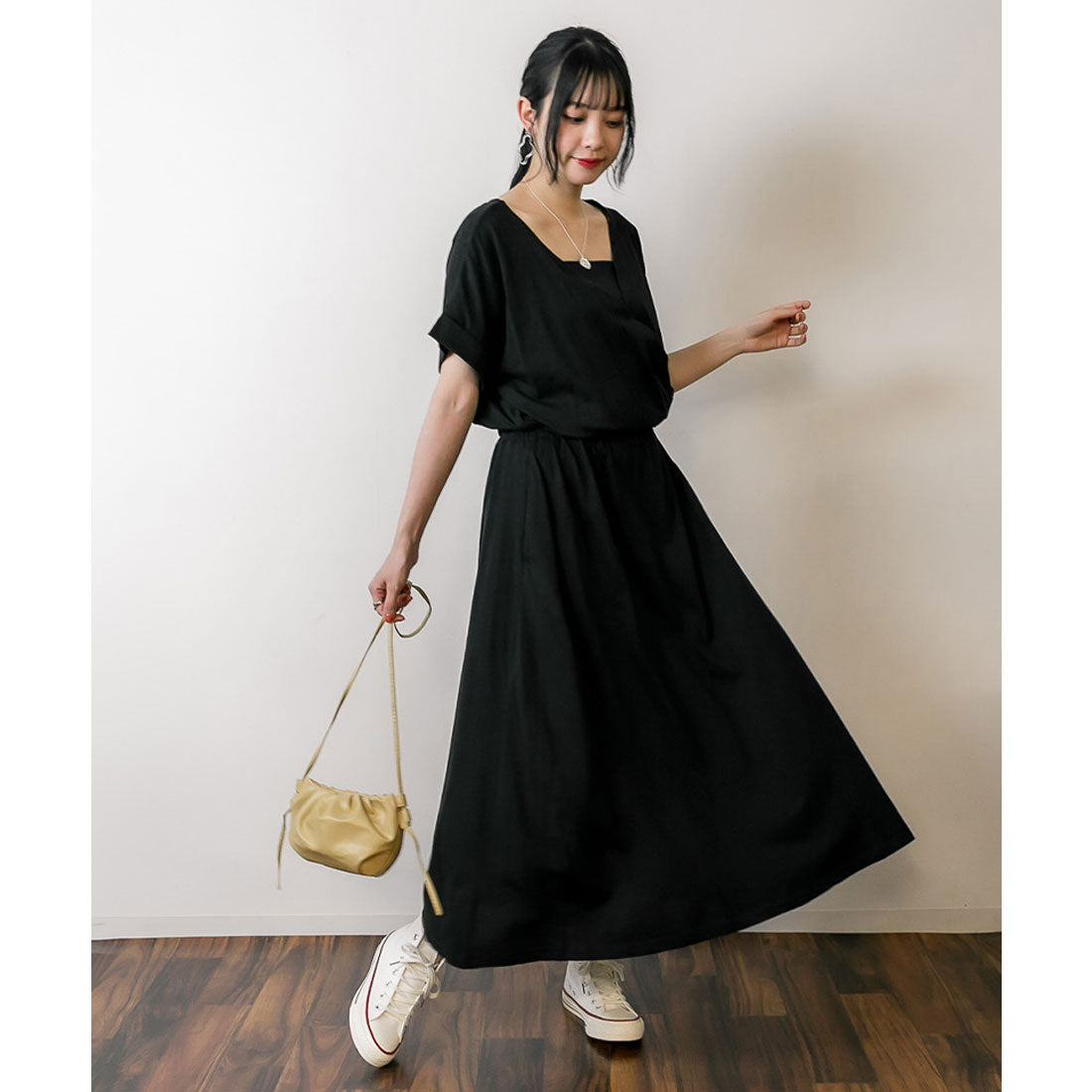 アットワン atONE 【選べる2タイプ】2WAYカシュクールワンピース