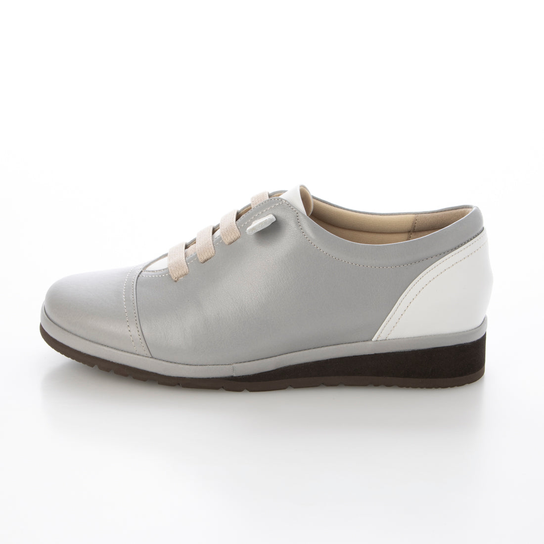 アトリエ Atelier 【3E】レースアップウェッジソールスニーカー