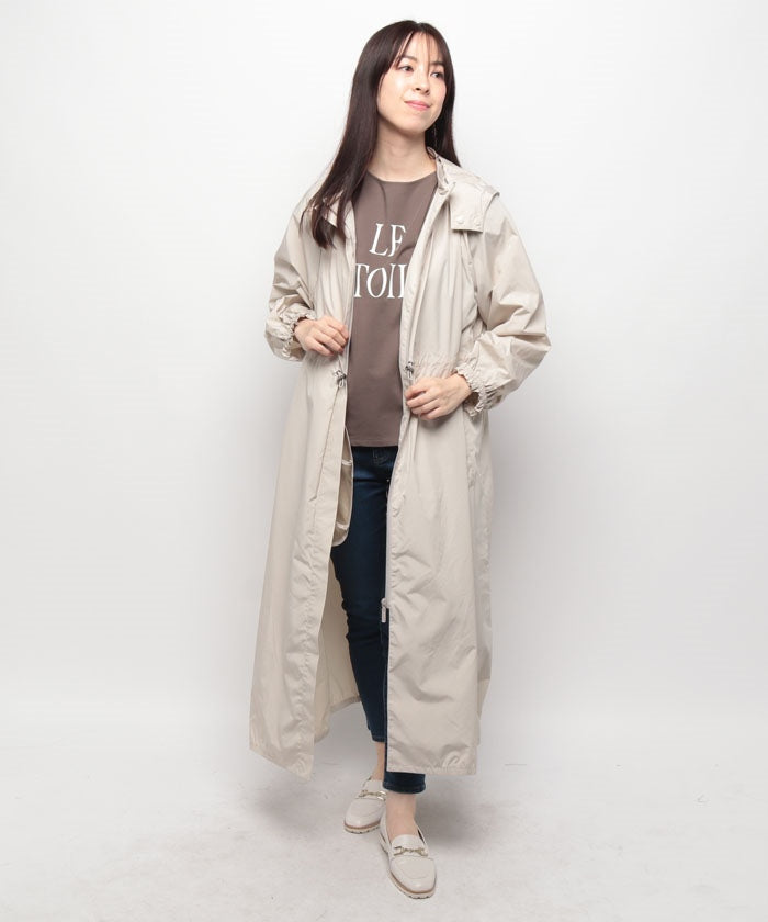 ビューランス Beaurance レインコート,ベージュ