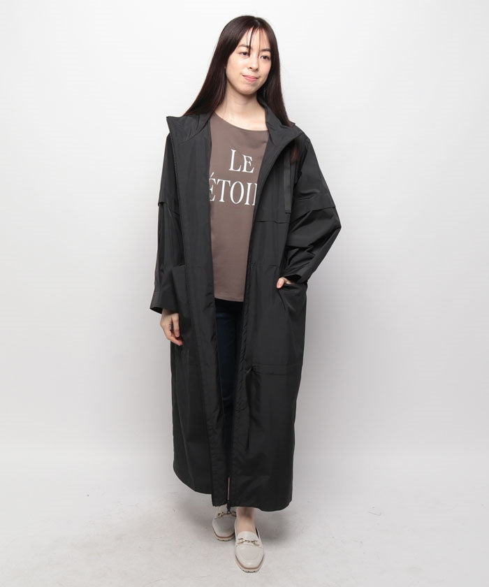 ビューランス Beaurance レインコート,ブラック