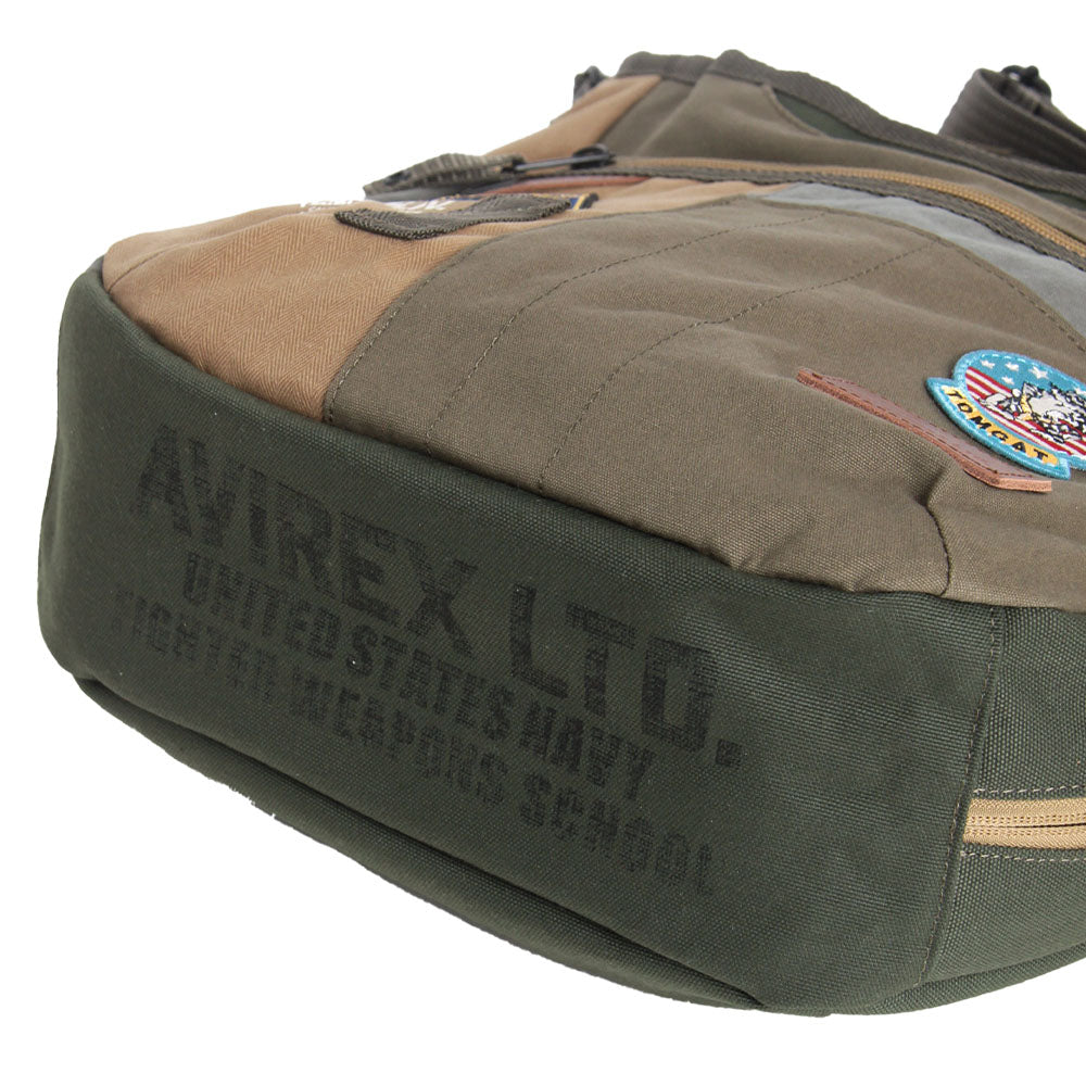 アヴィレックス AVIREX TOPGUN3 ショルダーバッグ (クロ) クロ