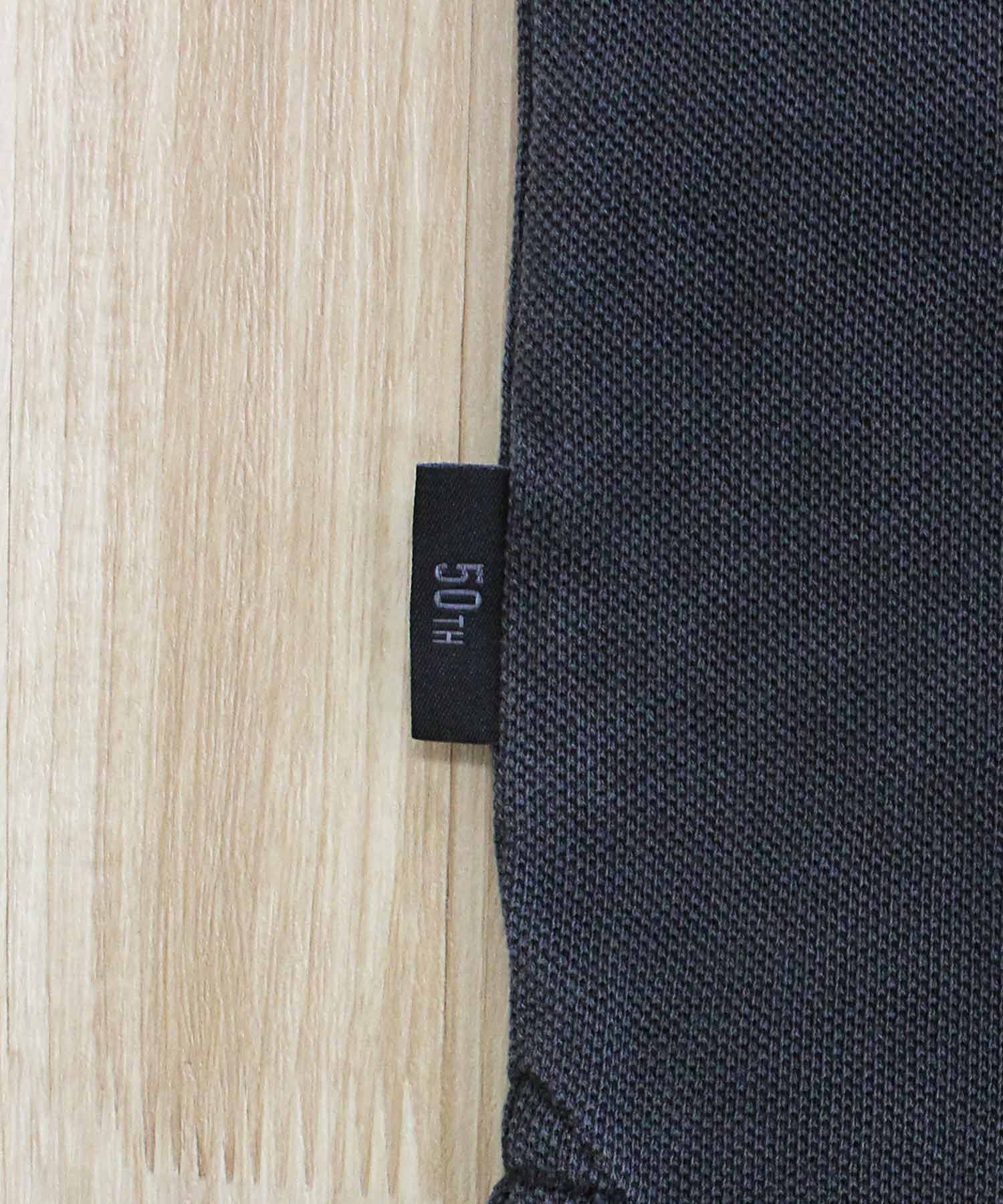 アヴィレックス AVIREX FADE WASH LAST CRUISE EMB POLO SHIRT フェイドウォッシュ ラストクルーズ 刺繍 半袖 ポロシャツ メンズ ミリタリー (3-チャコール) 3-チャコール