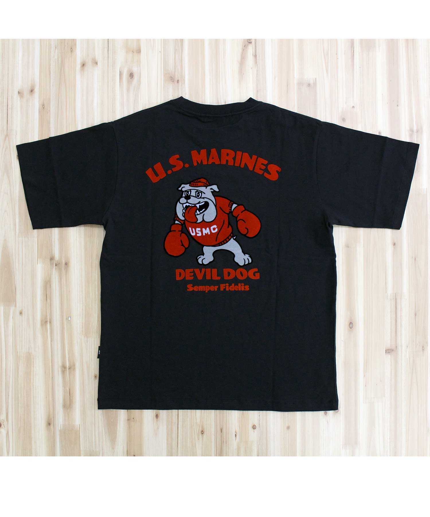 アヴィレックス AVIREX USMC BULLDOG S/S TEE ブルドック 半袖 Tシャツ ロゴ ミリタリー トップス メンズ ブランド おすすめ おしゃれ 春 夏 服 (2-ホワイト) 2-ホワイト
