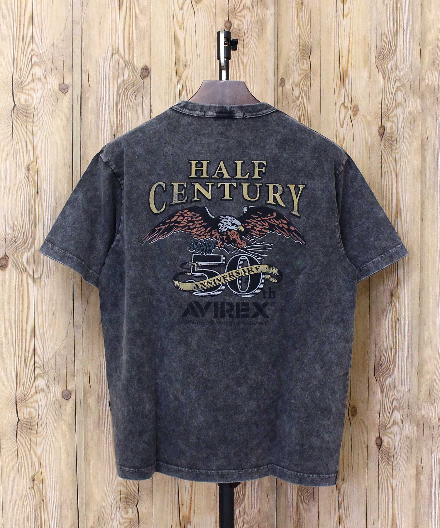 国内発送【AVIREX】HALF CENTURY ANNIV. T-SHIRT 楽天市場】AVIREX 公式通販｜HALF CENTURY ANNIV. T-SHIRT