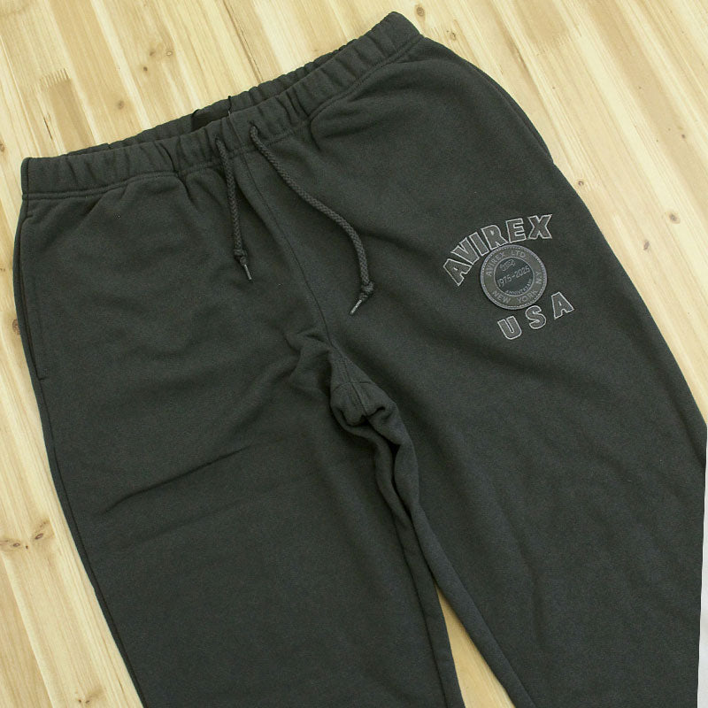 アヴィレックス AVIREX 50th VARSITY SWEAT PANTS 50周年 バーシティ スウェットパンツ ジャージ アビレックス ロングパンツ イージーパンツ メンズ (ホワイト) ホワイト