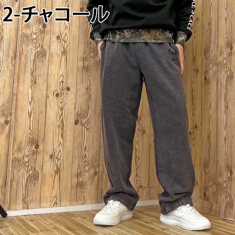 アヴィレックス AVIREX ACID WASH SWEAT PANTS アシッドウォッシュ スウェットパンツ アビレックス メンズ ブランド (1-ライトグレー) 1-ライトグレー